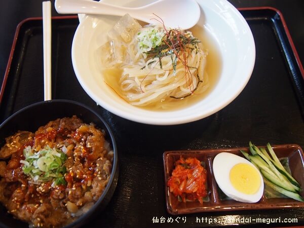 仙台「ばた」の冷麺