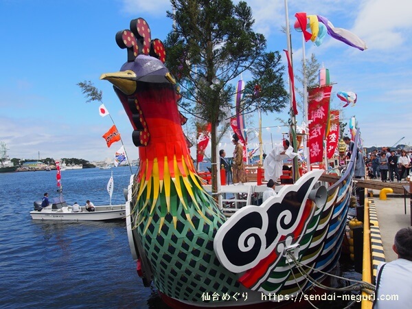 【2019】日本三大船祭り「塩竃みなと祭」の様子。御座船を間近で見られるスポットも紹介