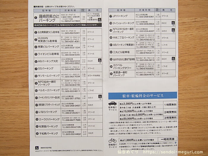 藤崎 友の会 で仙台駅周辺の駐車料金が無料になるって知ってる 友の会メリット デメリットまとめ 仙台めぐり 宮城仙台の魅力を伝える観光メディアブログ