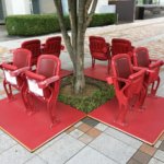 仙台　楽天球場の椅子