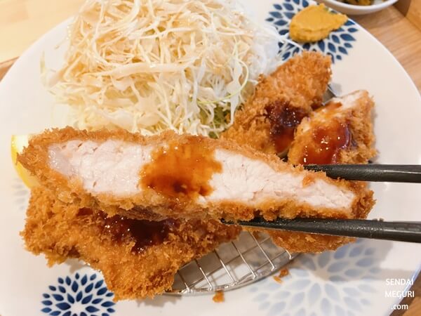 仙台五橋「とんかつえんどう」東北食材にこだわり塩で食べるとんかつが絶品